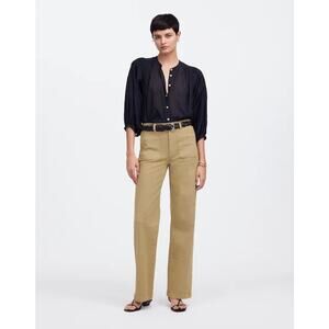 Madewell Emmett Wide Leg Pant Patch Pocket Edition Heritage Khaki NU822 31P